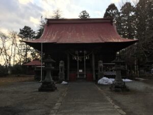 大河原町大高山神社屋根葺き替え工事